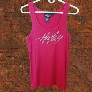 Harley Davidson Red Tank Top